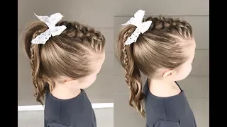 Mohawk Braided Ponytail | Q's Hairdos