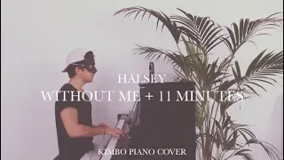 Halsey - Without Me + 11 Minutes (Piano Cover + Sheets) [ft. YUNGBLUD & Travis Barker]