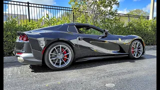 Ferrari 812 GTS 800 HP V12 BEAST Start Up & Drive Interior Exterior at Prestige Imports Miami