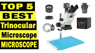 Top 5 Best Trinocular Microscope Camera In 2021 | Best Trinocular Stereo Microscope