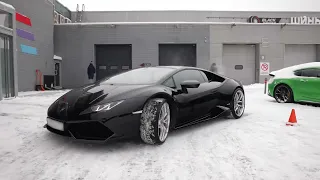 Lamborghini Huracan Snow | Russian winter