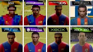 FIFA 07 (2006) Java vs GBA vs DS vs PSP vs PS2 vs GameCube vs XBOX vs XBOX 360 (Graphics Comparison)