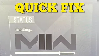 STATUS INSTALLING MULTIPLAYER FIX! ( Works 100% Of The Time ) MW2 Status Installing Stuck