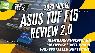 Review 2.0 Asus TUF F15 2023 Model   | RTX 4060 | Intel i7 12700H | DDR4