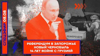 ⚡️ Референдум в Запорожье | Новый Чернобыль | 14 лет войне с Грузией