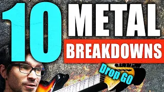 10 GUITAR Breakdowns Types for Metalcore, Thall & Djent | Squier Bass VI