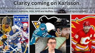 NHL Trade Rumours: Clarity on Karlsson, D moves for VGK, NYR and Buffalo plus Lindholm update.