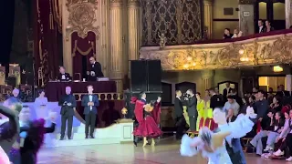 2024THE OPEN WORLDS BLACKPOOL TOWER  professional  Rising stars Ballroom  QSF(24)  전상범&정효지/Quickstep