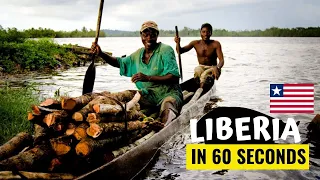 LIBERIA In 60 Seconds | A Trip Around The Country In Just A Minute