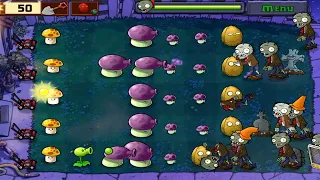 Pvz Night Level 3. Fume-shroom Is Awesome 😲🧟#plantsvszombie #pvz #mobilegame