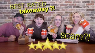 WE ATE THE BEST RATED TAKEAWAY FROM UBER EATS!! (SCAM?)