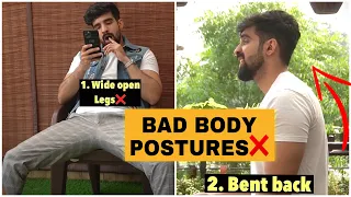 Unattractive body postures❌ #shorts #bodyposture