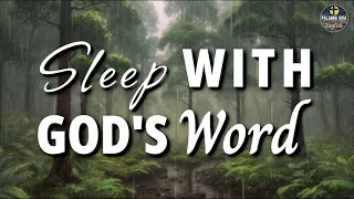 Sleep with God's Word | Rain Sounds | Bible reading