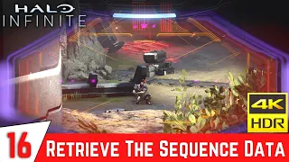 HALO INFINITE Gameplay Walkthrough Part 16 - Retrieve The Sequence Data | [4K 60FPS Xbox Series X