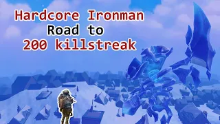 Hardcore Ironman Road to 200 killstreak (#1)