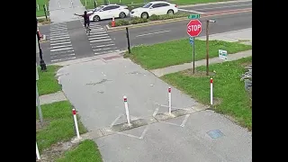 Video shows hit and run driver plow into a bicyclist