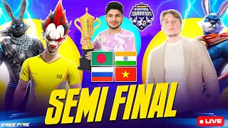 SEMI FINAL  BIGGEST INT CUP  🔥😈 FT-  SMOOTH, TUFAN, CLASSY, 9S, GWK, #nonstopgaming - free fire live