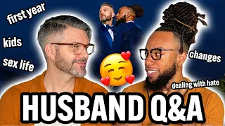 Husband Q&A | first year struggles, change in sex life, having kids, dealing w/ hate (Emile & AJ)