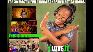 Top 30 Most Viewed Indian Songs in First 24 Hours (REACTION!!!)