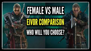 Female Eivor vs Male Eivor Comparison in Assassin's Creed Valhalla - Who will you Choose?