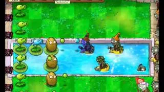 Plants Vs Zombies: No sunflower/sunshroom challenge part 8