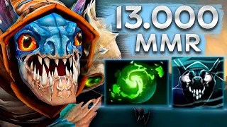 13.000 ММР Сларк так просто не контрится! - Pure Slark DOTA 2