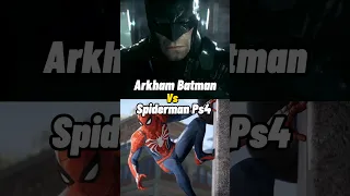 Arkham Batman Vs Spiderman Ps4
