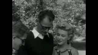 Footage Of Marilyn Monroe being confronted About Diana Dors by a  Pressman