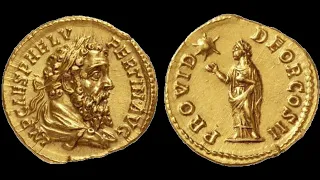 ✅ Аурей, 193 г. н.э., Монета Пертинакса, 🌏 Aureus, 193 AD, Coin of Pertinax 🏺