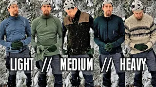 Mid layer keeps you warm - Cold weather clothing & layering (3/6)