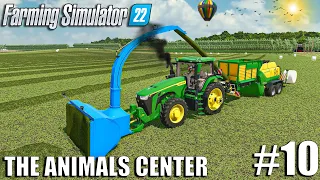 NEW TRACTOR & Using THE BEST Silage BALER in FS22 | Animals Center #10 | Farming Simulator 22