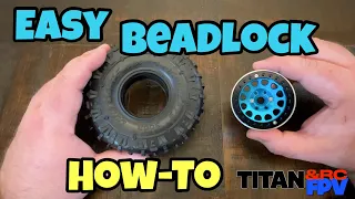 Easy RC Crawler Beadlock Wheel Assembly How-to