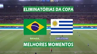 Brasil 2x2 Uruguai - Melhores Momentos - Eliminatórias da Copa 2018 (25/03/2016)