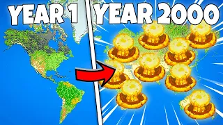 I forced a 2000 year long WORLD WAR in Worldbox!