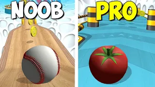 Noob VS Pro | Going Balls - Speedrun Gameplay Level 205