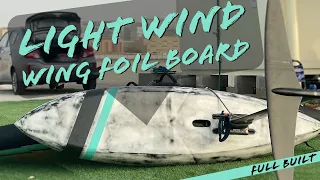 That's the one! Hand shaped light-wind wing-foil board.
