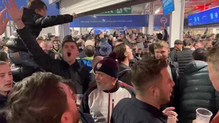 Arsenal fans sing the new #1 Hit: ‘Tottenham get battered’ at Brighton away