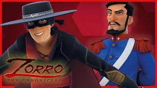 Zorro fights against Captain Monasterio's plans | ZORRO the Masked Hero