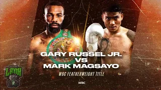 Gary Russell  Vs. Mark Magsayo Official‼️ #russellmagsayo #garyrussell #russell #garyrusselljr