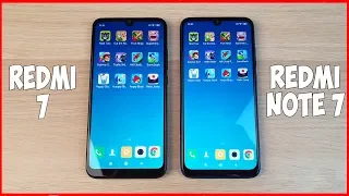 REDMI 7 VS REDMI NOTE 7 - КТО БЫСТРЕЕ? ТЕСТ СКОРОСТИ! Speed Test