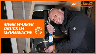 Mehr Wasserdruck im Wohnwagen - Tipps & Reich Power Jet Plus im Wohnwagen / Wohnmobil einbauen | DIY