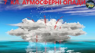 Географія. 6 кл. Урок 37. Атмосферні опади. Види атмосферних опадів. Як утворюються опади із хмар