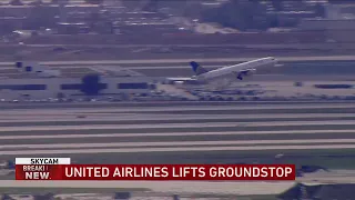 United Airlines lifts ground stop after tech issues