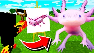 O QUE DESENHA FICA REALISTA NO MINECRAFT