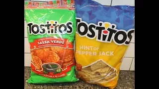 Tostitos: Salsa Verde and Hint of Pepper Jack Tortilla Chips Review