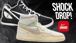 SHOCK DROP KOBE DAY MASSIVE RESTOCK Jordan 1 UNION Summer 96 & Yeezy Foam RNNR Desert Sand