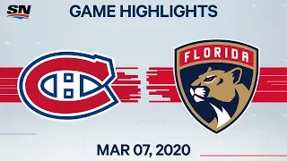 NHL Highlights | Canadiens vs Panthers – Mar. 7, 2020