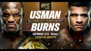 Kamaru Usman Vs Gilbert Burns Full Fight (Highlights) 1080p