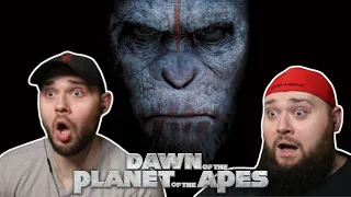 DAWN OF THE PLANET OF THE APES (2014) TWIN BROTHERS FIRST TIME WATCHING MOVIE REACTION!