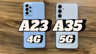 Samsung Galaxy A23 vs Samsung Galaxy A35